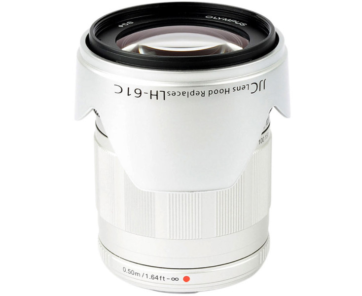 бленда для Olympus M.Zuiko Digital ED 40-150mm f/4.0-5.6 серебристый цвет