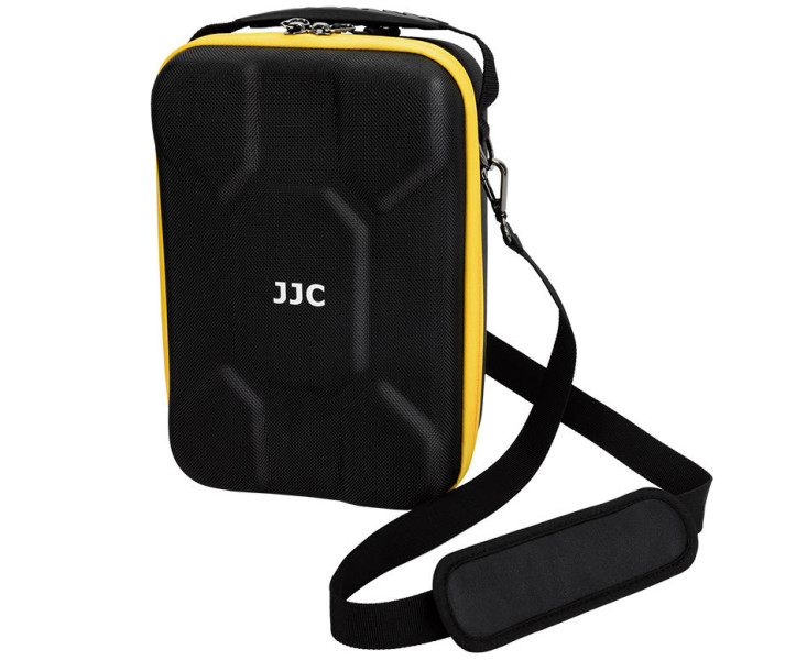 удобный кофр для фототехники ярко жёлтая молния