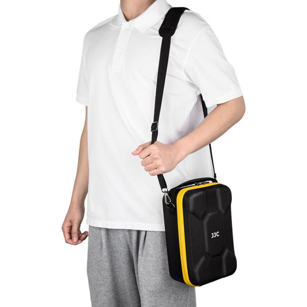 защитный кофр для дрона DJI пульта и зарядника ярко жёлтая молния