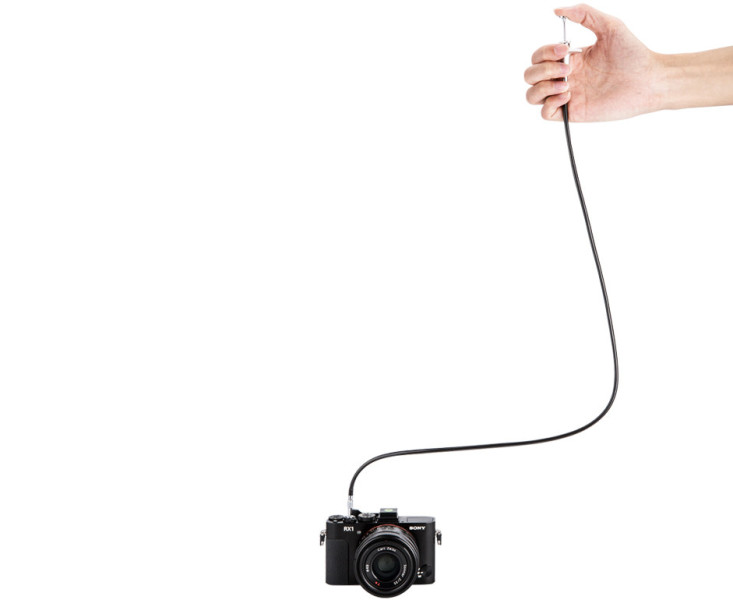 механический тросик для Leica серебристый