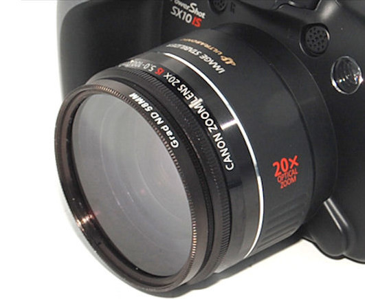 адаптер установки светофильтра 58 мм на Canon SX1 IS