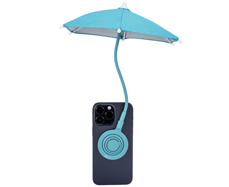 для смартфона магнитный зонтик синий