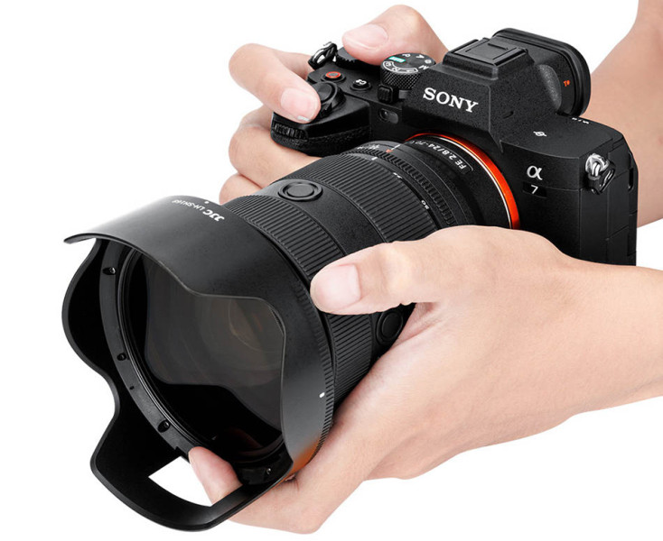 JJC LH-SH168 Бленда Sony ALC-SH168 для объектива Sony FE 24-70mm F2.8 GM II с окошком для удобной работы с поворотными светофильтрами