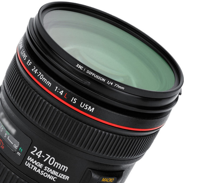 белый диффузионный фильтр 77 мм 1/4 плотность