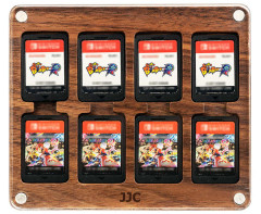 Подарочный бокс на 8 карт памяти Nintendo Switch Game Card (тёмный орех)