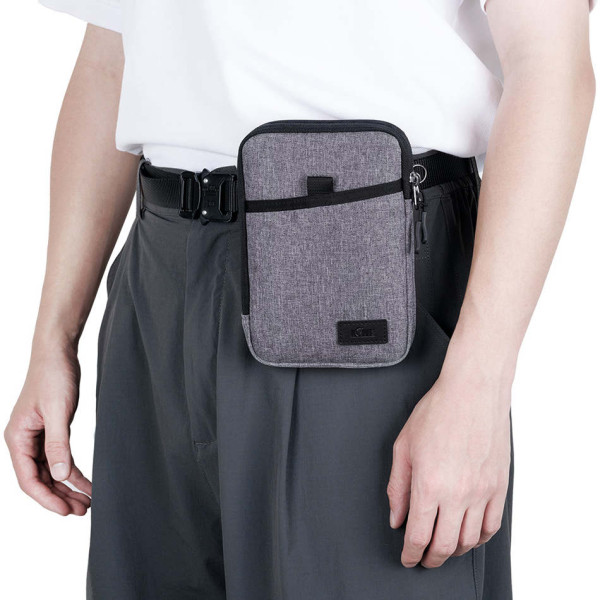 Kiwifotos KMP-SK3 GRAY Сумка чехол для смартфона и пауэрбанка или двух смартфонов, серый цвет
