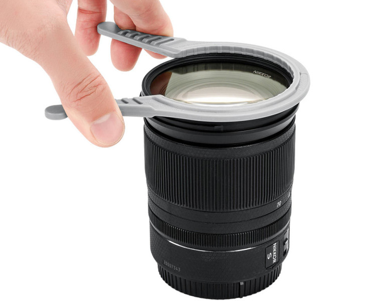 застрял фильтр в объективе от 37 до 95 мм серый цвет