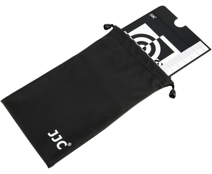 JJC ACA-01 мишень для юстировки автофокуса с пузырьковым уровнем, гнездом для штатива и удобным чехлом в комплекте