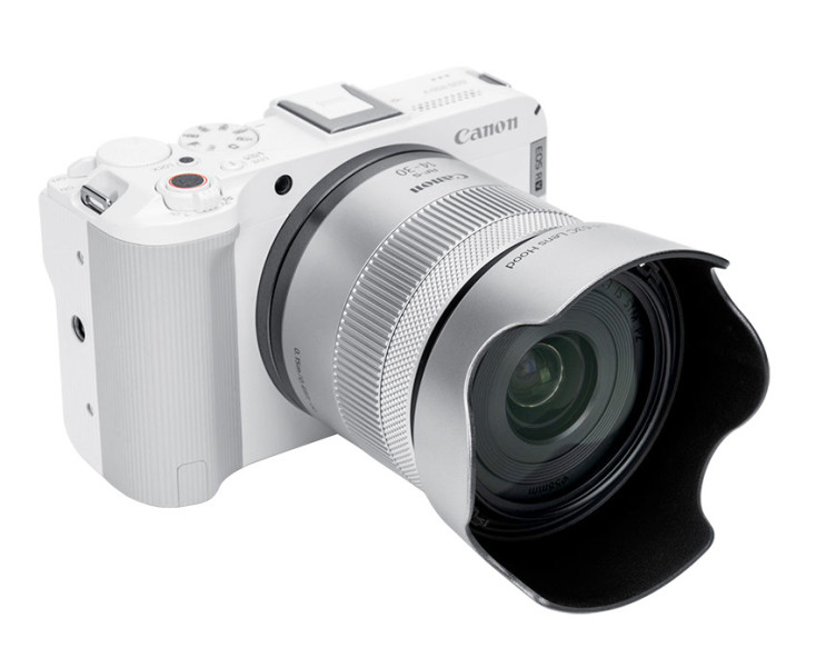 серебристая бленда для объектива Canon RF 24-50mm f/4.5-6.3 IS STM