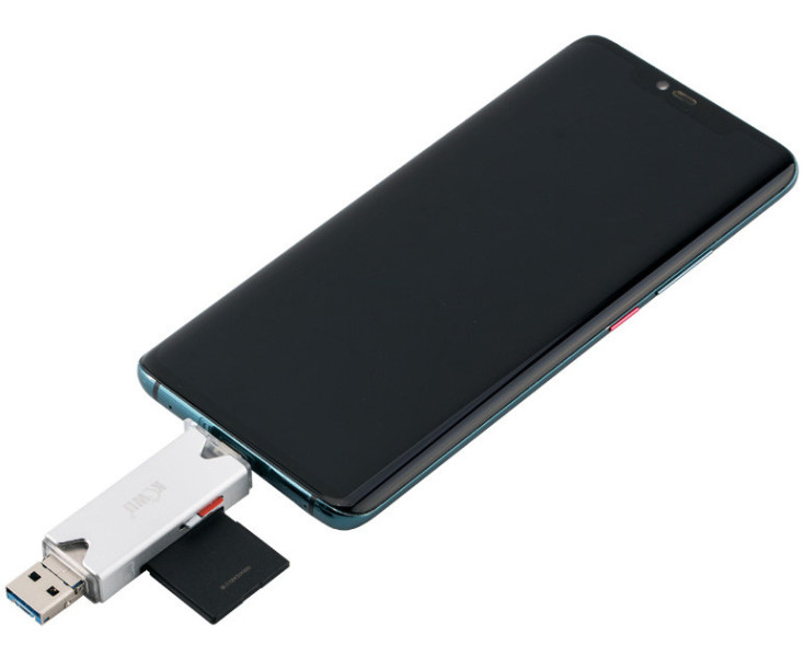 футляр для карт памяти с кредитку дизайн кассеты красный