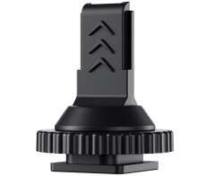 Адаптер для установки ресивера DJI Mic в горячий башмак камеры и штативы 1/4-20