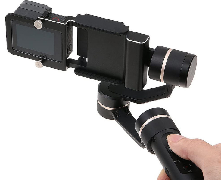 экшн камера SJCAM в электронный стабилизатор для смартфонов