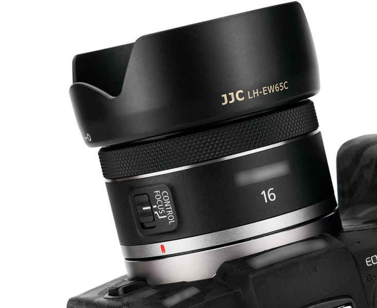 JJC LH-EW65C BLACK Бленда для объектива Canon RF 16mm f/2.8 STM чёрный цвет