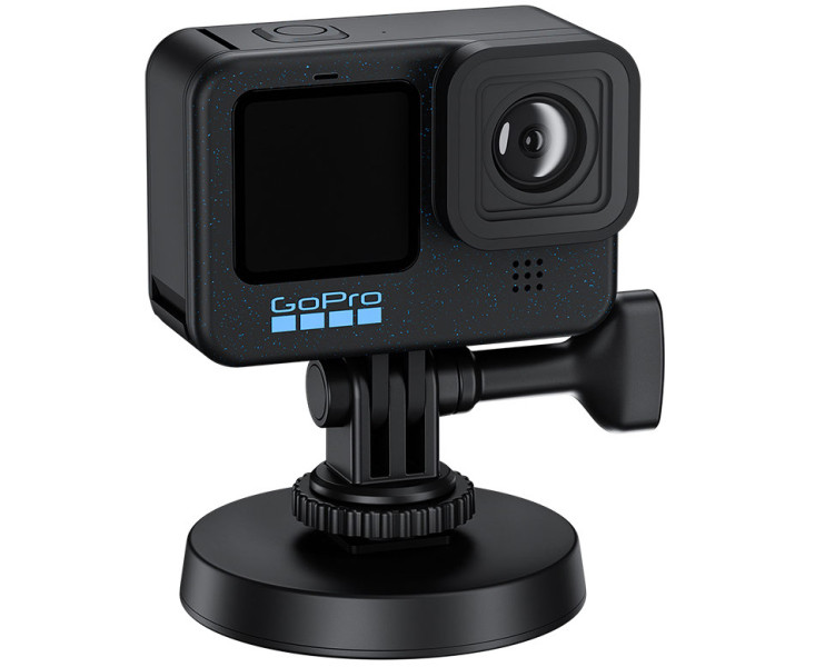 закрепить экшн камеру в башмак фотокамеры