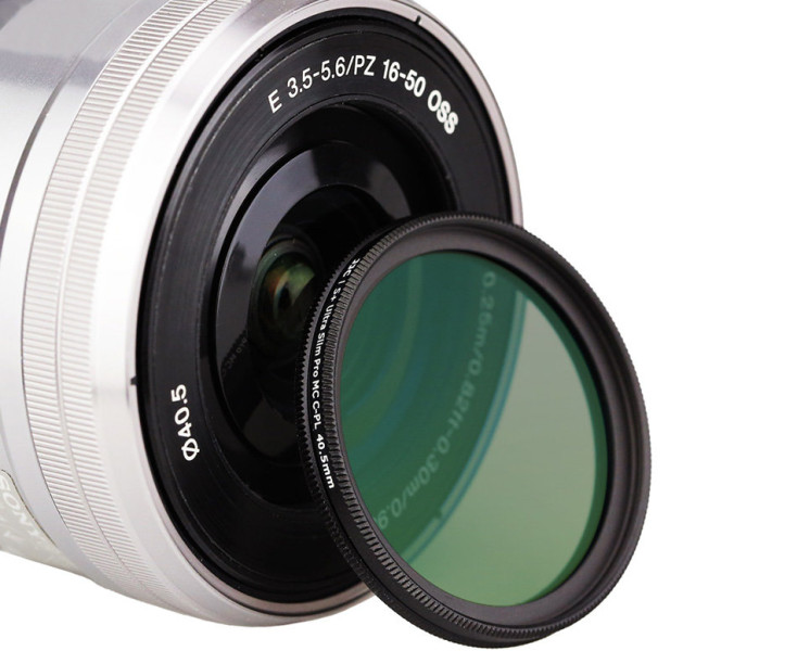 тонкий cpl фильтр 40.5 мм с японским HRT покрытием