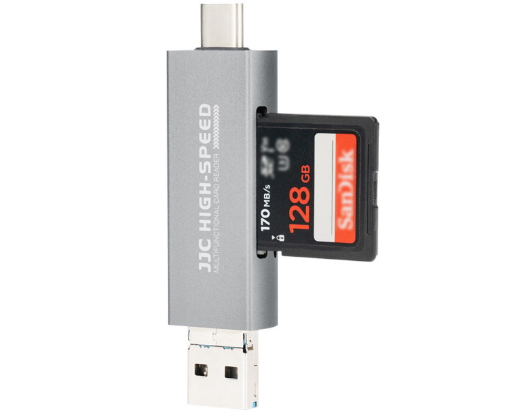 USB картридер серый с Lightning