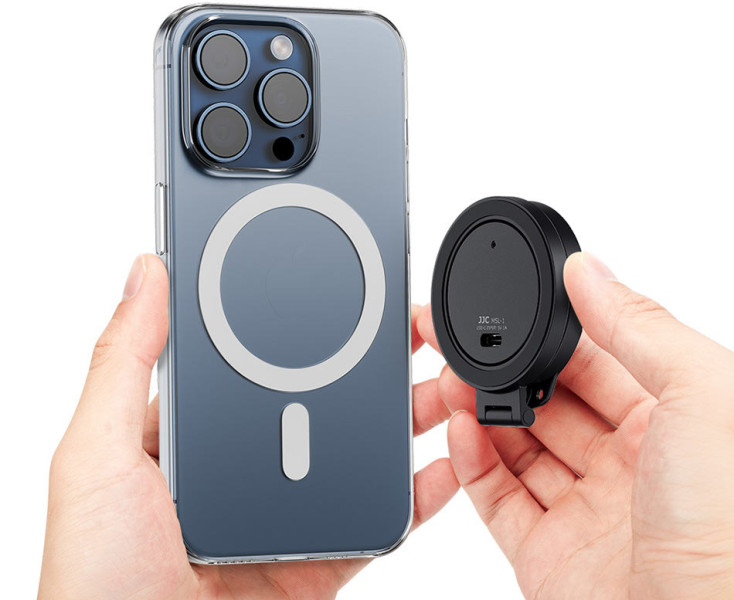 кольцевой magsafe свет для мобилографии черный цвет