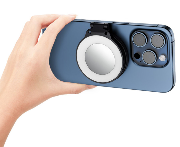 JJC MSL-1 BLACK Кольцевой MagSafe свет для смартфона, чёрный цвет