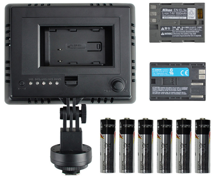 JJC LED-160 накамерный LED свет для фото и видео камер 160 светодиодов