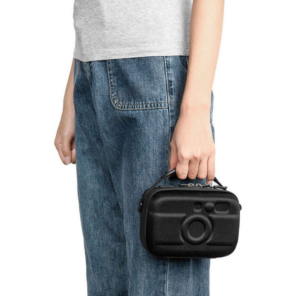 JJC HSCC-IME BLACK Жёсткий чехол для камер моментальной печати Fujifilm Instax серии, Leica SOFORT серии, Kodak Mini Shot серии и компактных беззеркальных камер