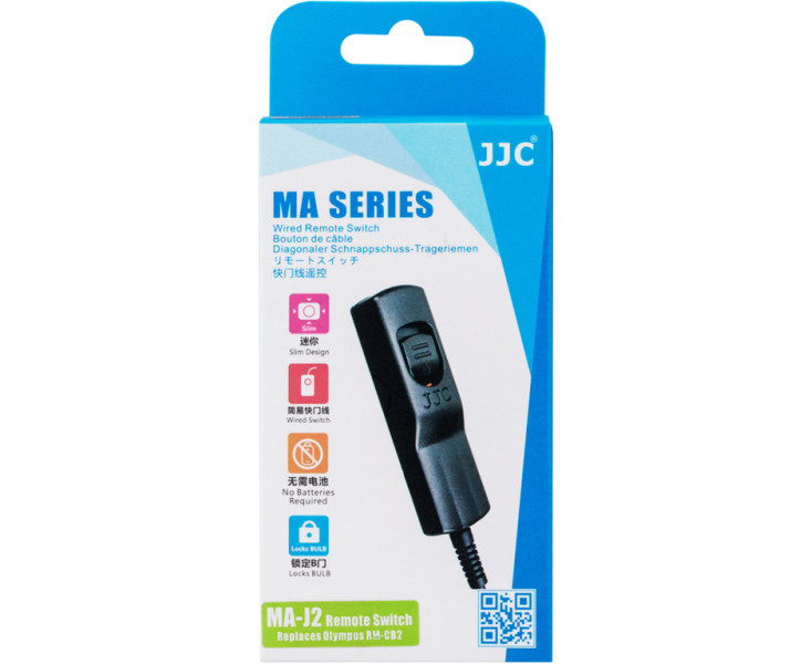 JJC MA-J2 Спусковой тросик для Olympus OM-D E-M1 Mark II, OM-D E-M1X, OM-D E-M1 Mark III, OM-D E-M5 Mark III