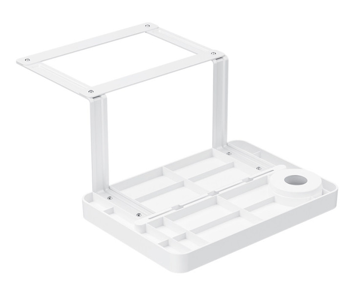 полка под гаджеты для каркасной кровати белая