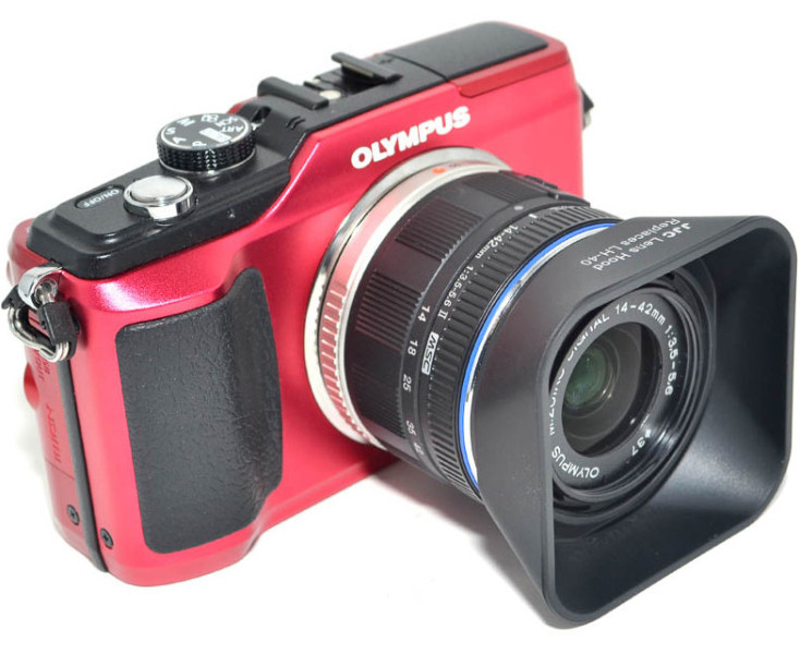 JJC LH-J40 Black чёрная бленда для Olympus 14-42mm f/3.5-5.6 II M.Zuiko Digital