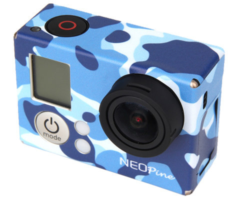 Защитная пленка для камер GoPro 3 / 3+ (синий хаки)