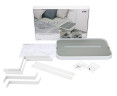 Kiwifotos BT-UN1L WHITE Полка прикроватная для смартфонов и планшетов с подстаканником, Z-крепление