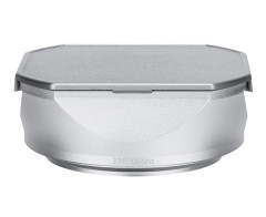 Квадратная бленда для Fujifilm X100VI, X100V, X100F с адаптером на 49 мм (серебристая)