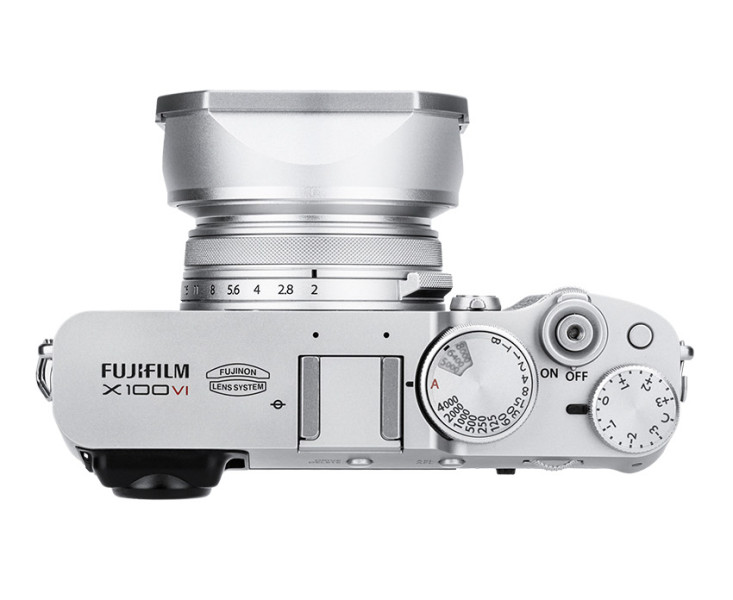 для Fujifilm X100V бленда квадратная серебристая