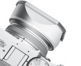 JJC LH-JXVI SILVER Серебристая квадратная бленда для Fujifilm X100VI, X100V, X100F с адаптером на 49 мм