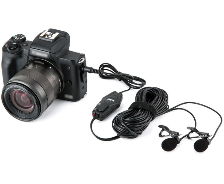 микрофон петличный двойной купить