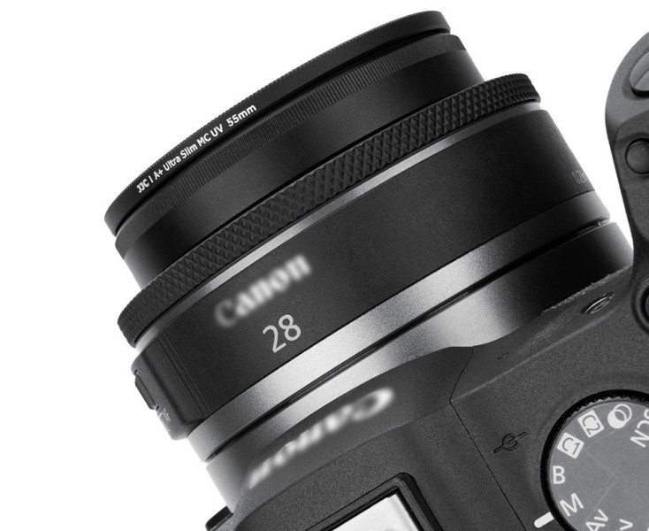 JJC LH-EW55 бленда для объектива Canon RF 28mm f/2.8 STM