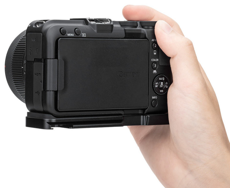 JJC HG-R50V BLACK L-образная рукоятка для Canon EOS R50 V чёрный цвет