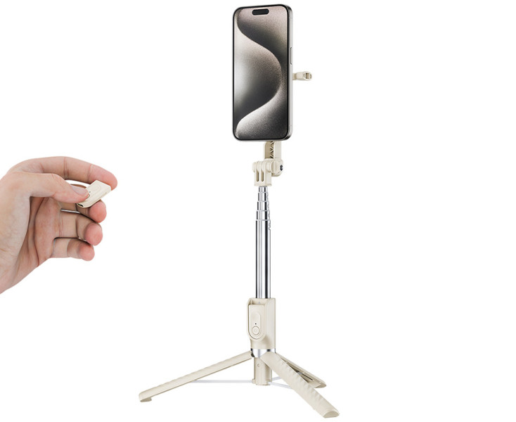 купить MagSafe штатив-монопод для смартфона и экшн камеры бежевый
