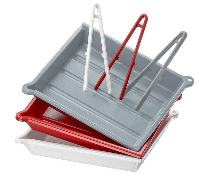 купить три кюветы для проявки с щипцами