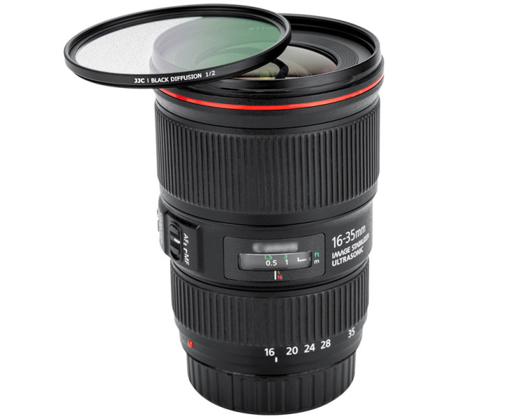 49мм чёрный мист светофильтр плотность 1/2