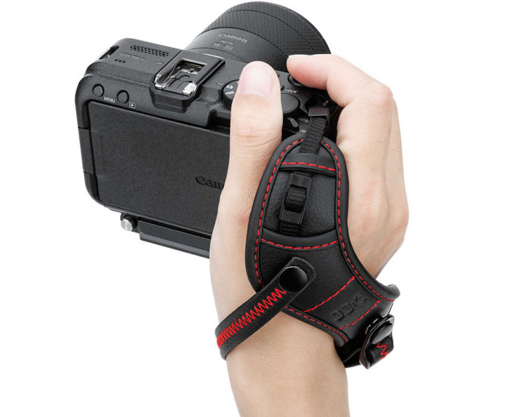 кистевой ремень с площадкой Arca-Swiss для зеркальной и беззеркальных камер красный