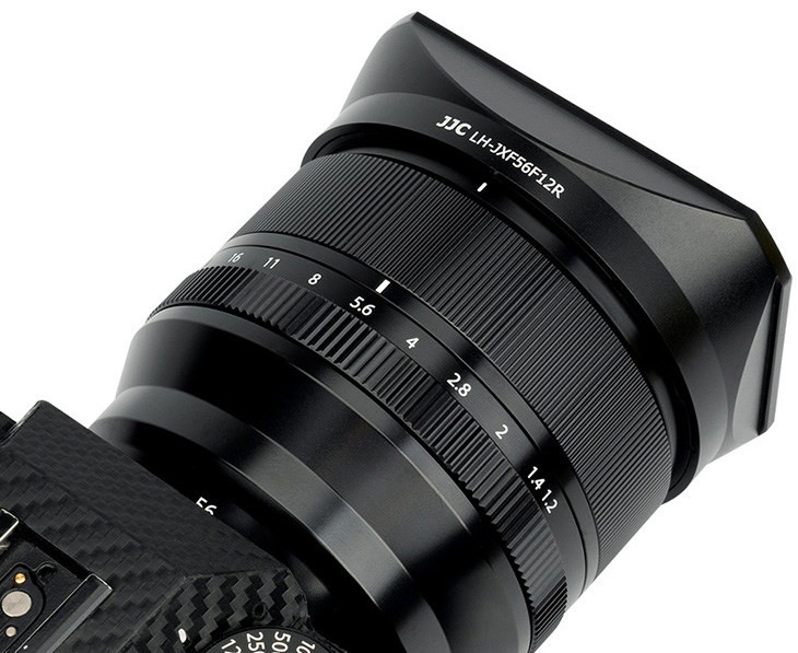 JJC LH-JXF56F12R Бленда для объектива Fujifilm XF 56mm f/1.2 R WR с передней крышкой