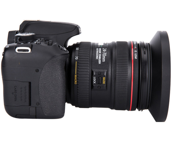 бленда для широкоугольного объектива 77 мм резьбовая металлическая