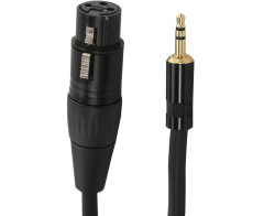 Микрофонный кабель XLR - mini Jack 3,5 мм