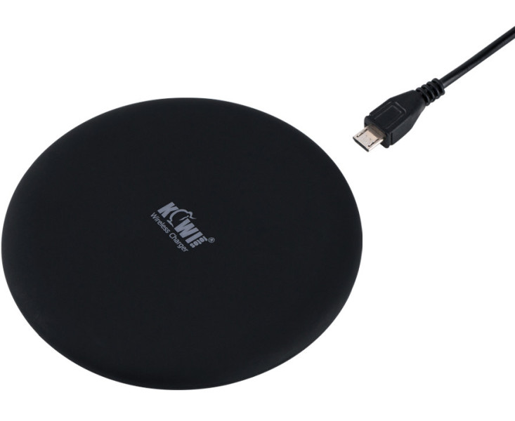 беспроводная зарядка для смартфона черная