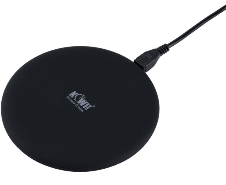 Qi QC3 зарядка беспроводная черная