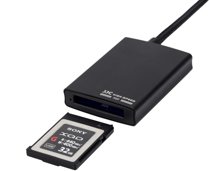 JJC CR-XQD BLACK Картридер для XQD карт памяти USB-A / USB-C 3.2 Gen1