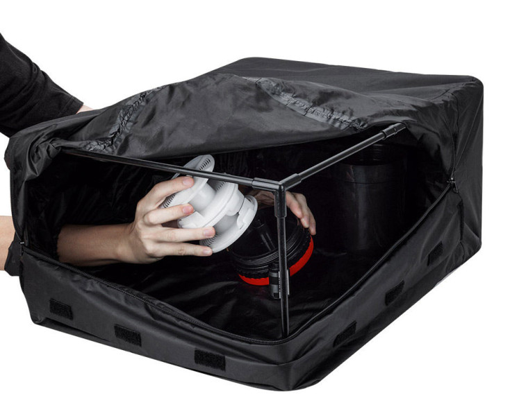 тёмная комната бокс с манжетами для смены непроявленной плёнки