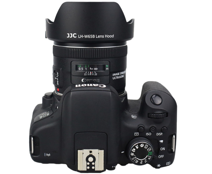 JJC LH-W65B Бленда для объективов Canon EF 24mm f/2.8 IS USM, Canon EF 28mm f/2.8 IS USM и Canon RF 24mm f/1.8 MACRO IS STM