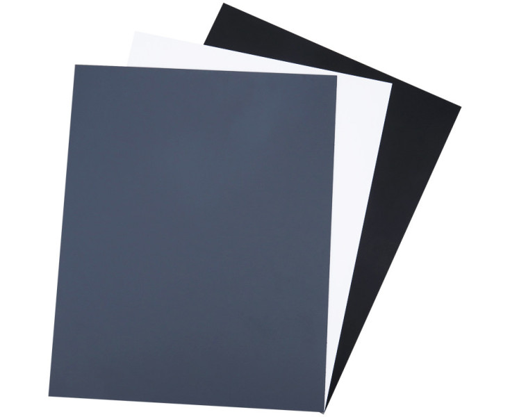 белая карта 254х202 мм для баланса белого