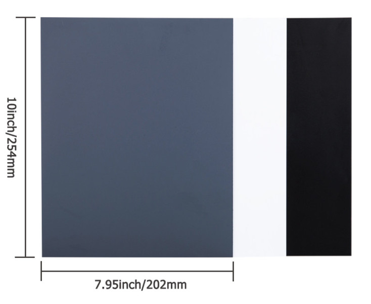 карточки для установки баланса белого 254х202 мм