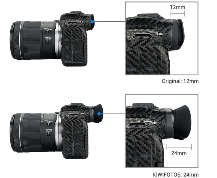 большой наглазник для Canon R6 и R6 MarkII